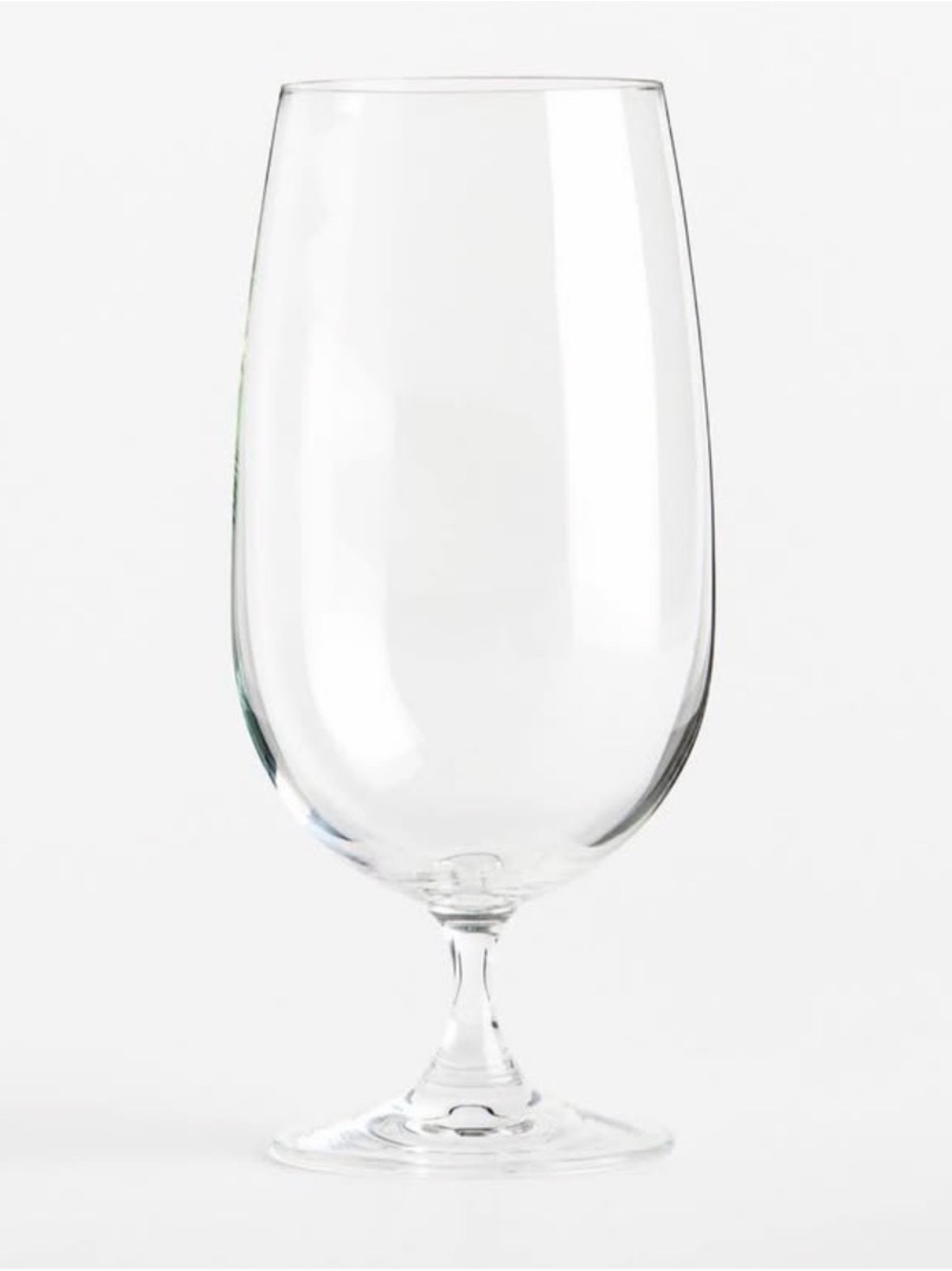 Crate and Barrel - Marín Clear Stemmed Water Goblet - Clear Glass